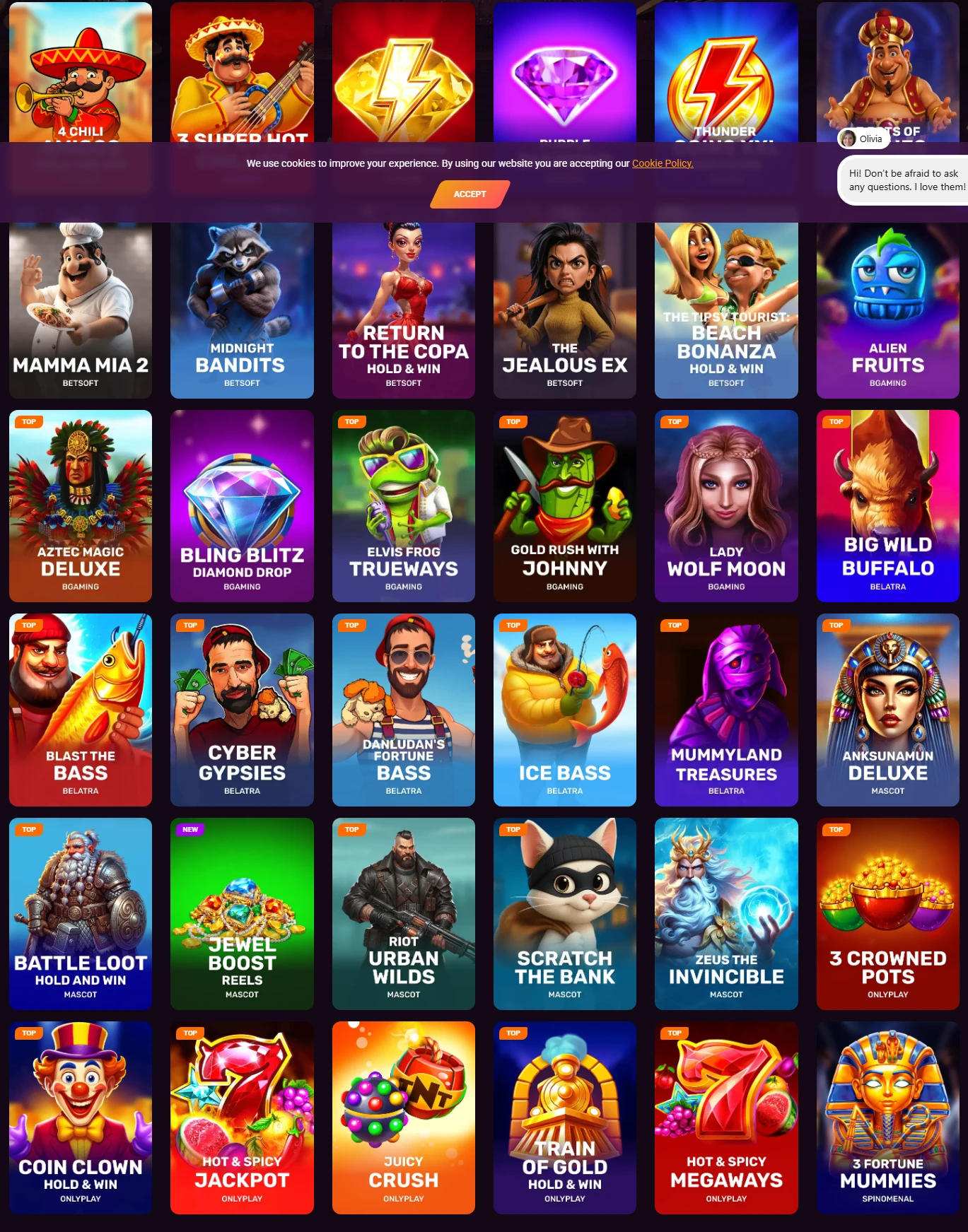 Casinonic slot games